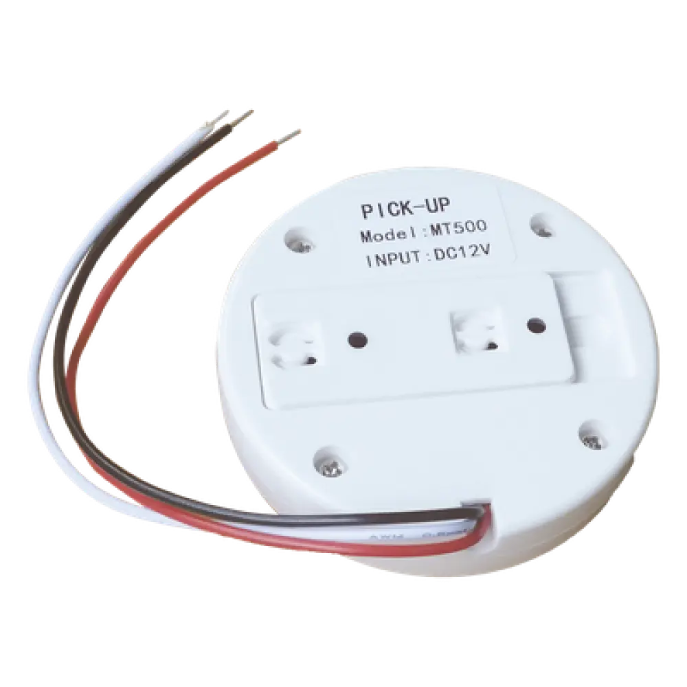 Micrófono Omnidireccional / Cobertura 10-100 m² / Sensibilidad -48 dB / Relación Señal/Ruido 78 dB / Alimentación 12V DC / Diseño Compacto 80x27 mm