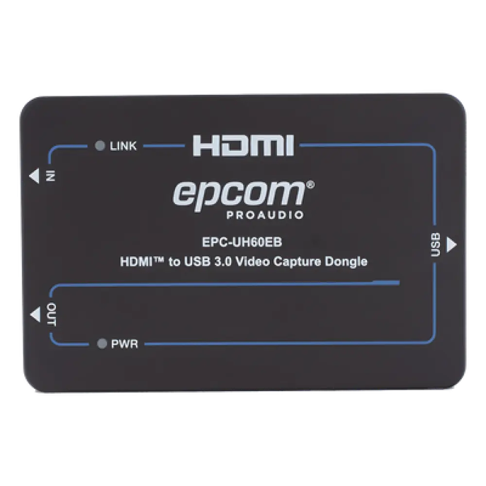 Adaptador de Captura de Video / HDMI 4K60 4:4:4 / USB 3.0 1080p60 / HDCP 2.2 / 18 Gbps / Plug and Play / Multiplataforma