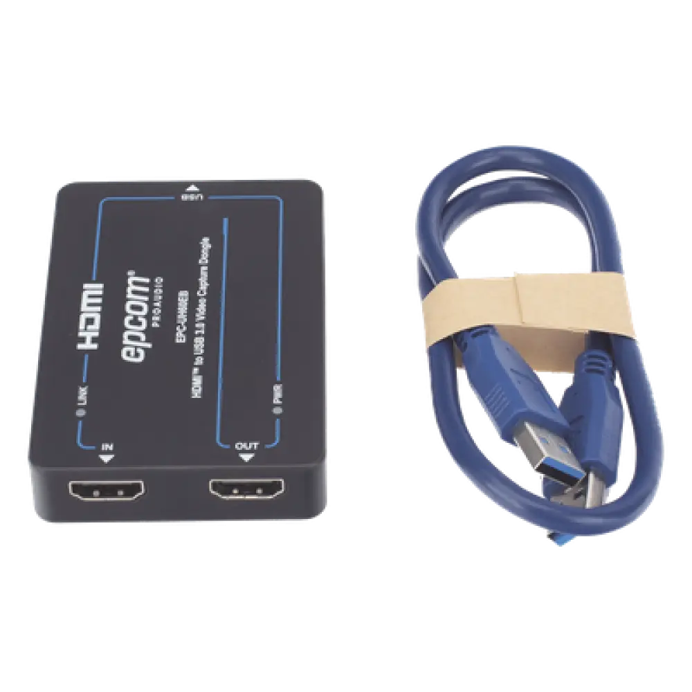 Adaptador de Captura de Video / HDMI 4K60 4:4:4 / USB 3.0 1080p60 / HDCP 2.2 / 18 Gbps / Plug and Play / Multiplataforma