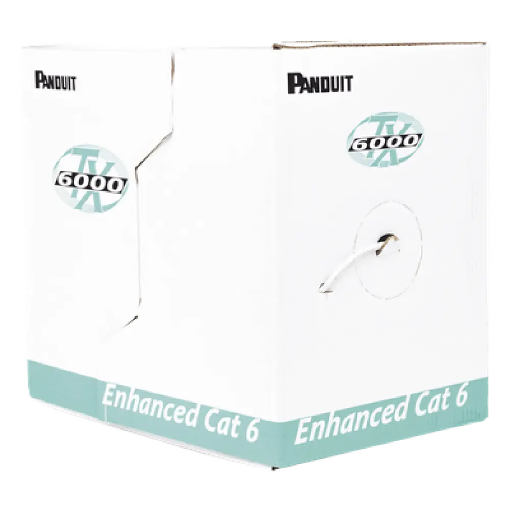 Cable UTP / Categoría 6 Mejorado / 23 AWG / 305 m (1000 ft) / CMR Riser / 4 Pares / PoE / 250 MHz