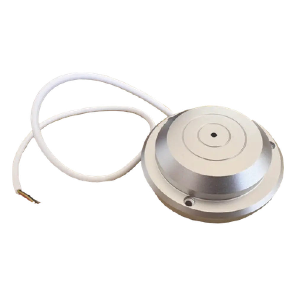 Micrófono Omnidireccional / Cobertura 10-100 m² / Sensibilidad -38 dB / SNR 70 dB / 12V DC / Ø 95 mm
