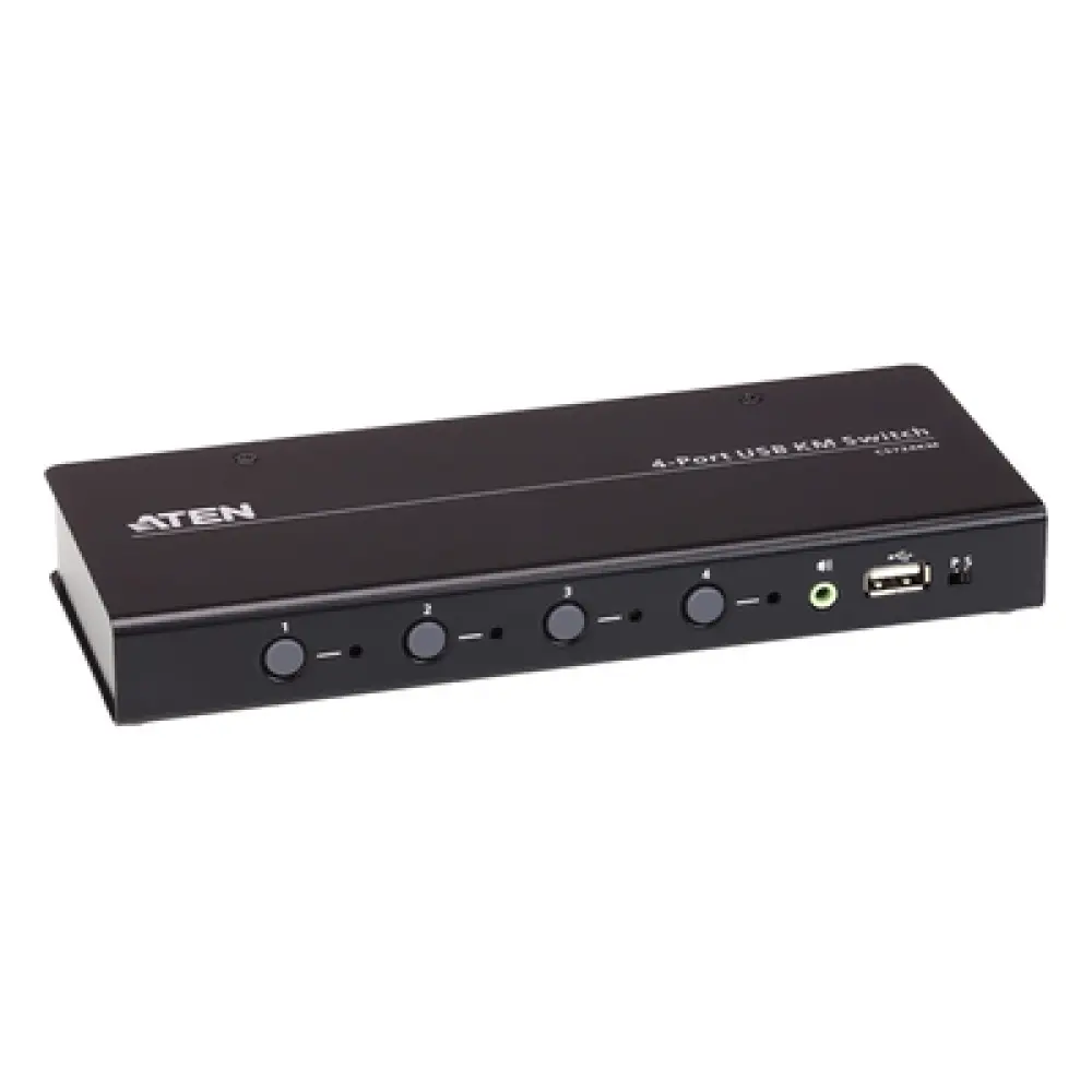 Switch KM USB / 4 Puertos / Boundless Switching / RS-232 / HDMI / Audio / Control de 4 a 8 Computadoras