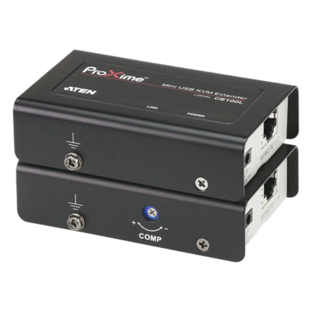 Extensor KVM USB / 1920 x 1200 @ 60 Hz / Hasta 100 m (328 ft) Cat 5e / Protección ESD 8kV/15kV / Ajuste Manual Deskew