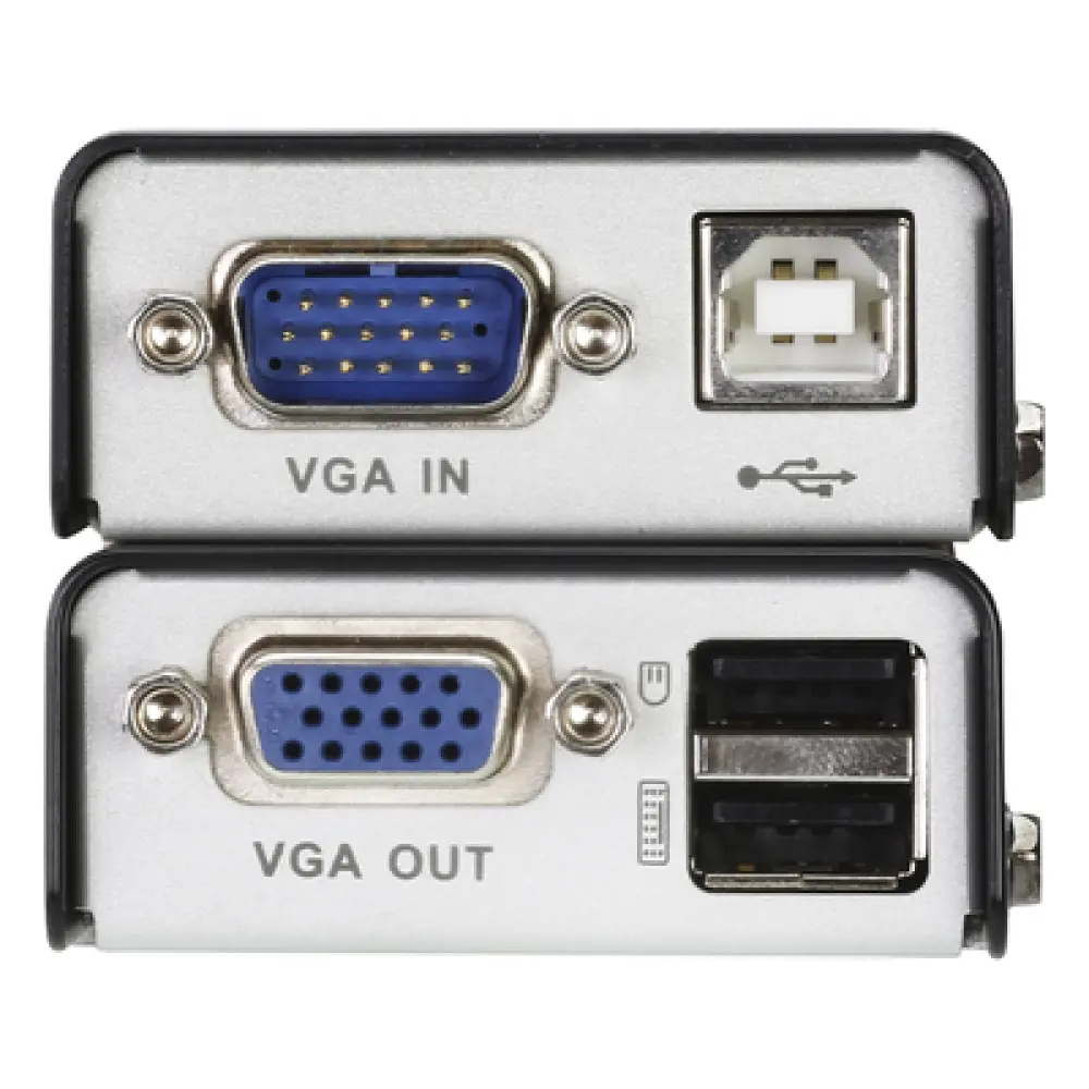 Extensor KVM USB / 1920 x 1200 @ 60 Hz / Hasta 100 m (328 ft) Cat 5e / Protección ESD 8kV/15kV / Ajuste Manual Deskew