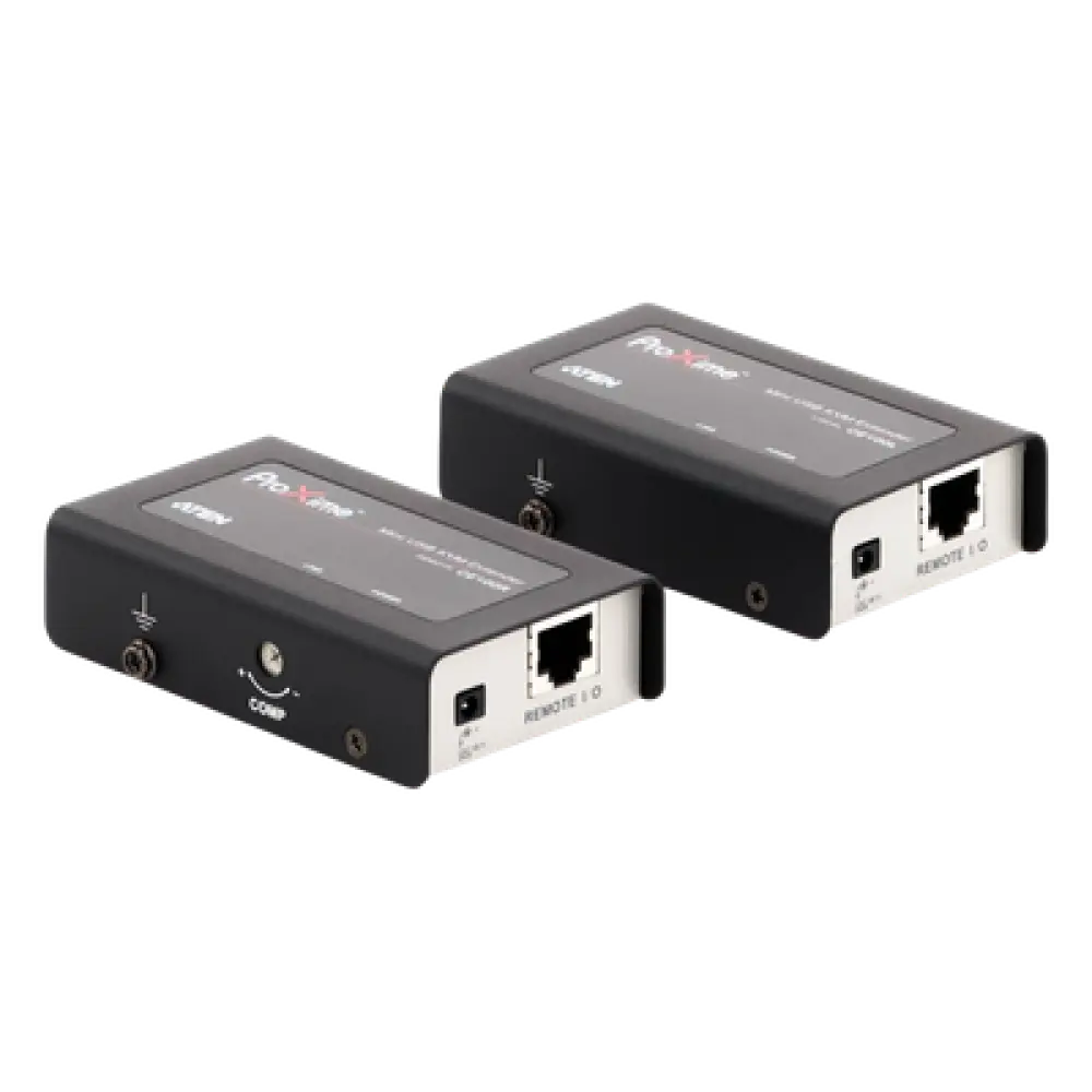 Extensor KVM USB / 1920 x 1200 @ 60 Hz / Hasta 100 m (328 ft) Cat 5e / Protección ESD 8kV/15kV / Ajuste Manual Deskew
