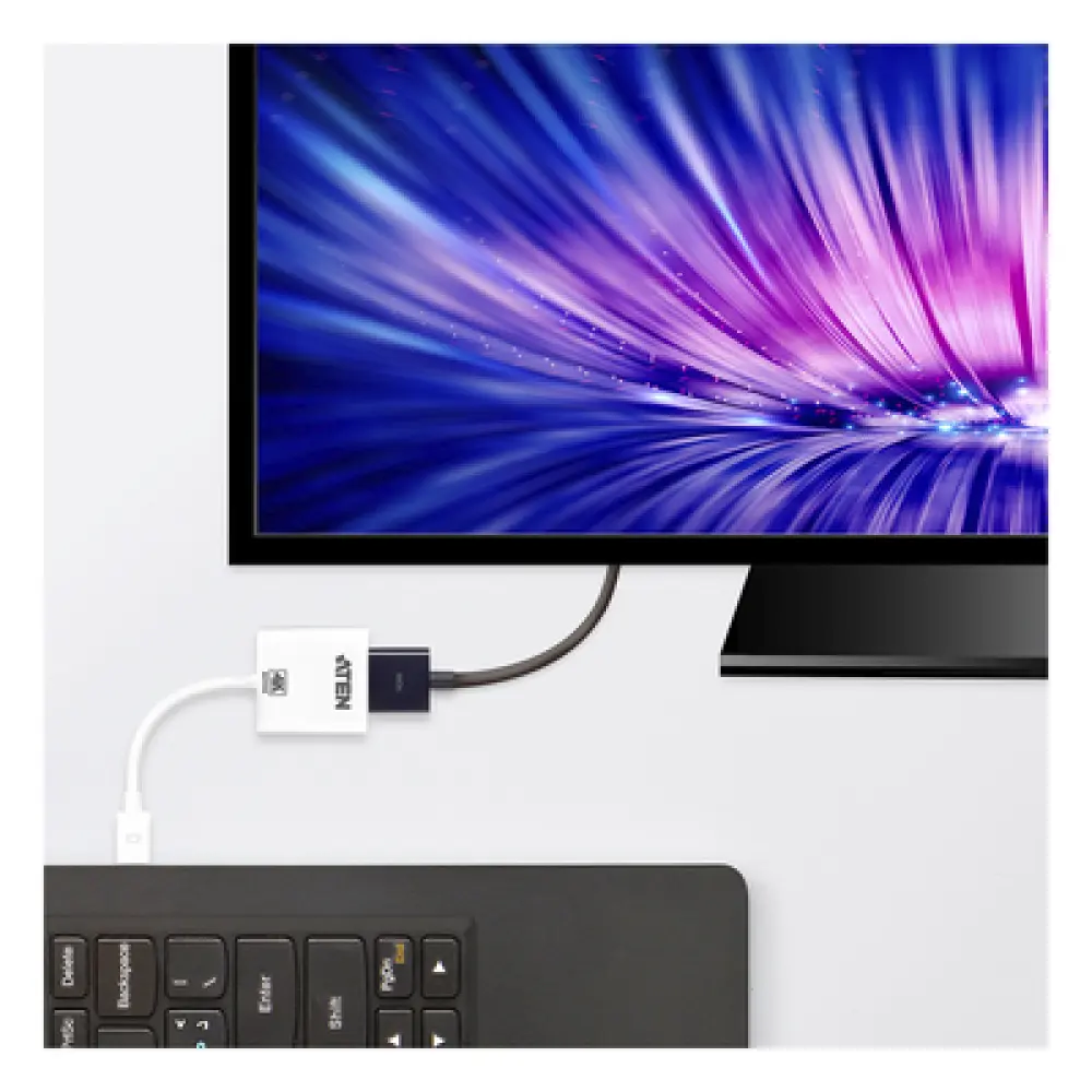 Adaptador activo / Mini DisplayPort a HDMI / 4K@30Hz / DisplayPort 1.2a / HDCP 1.3 / 6.89x1.77x0.59 in