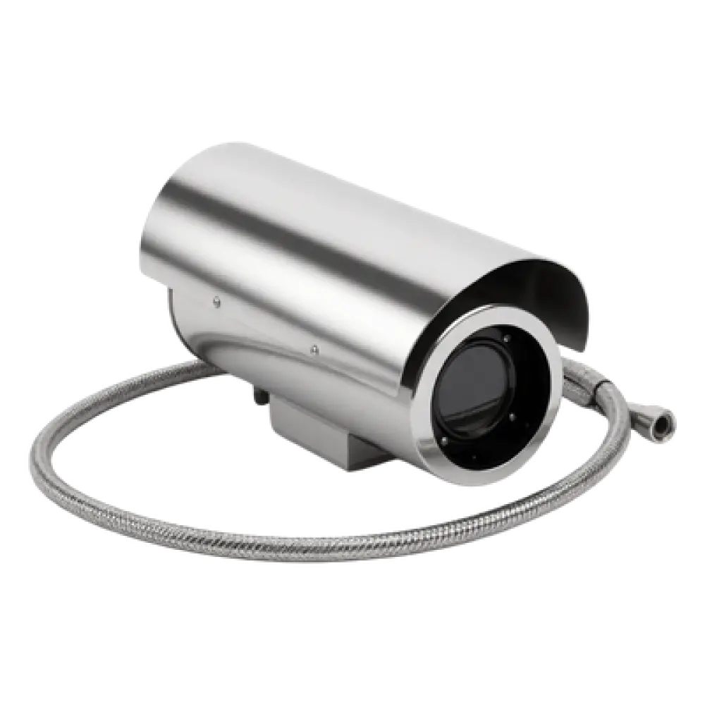 Gabinete Protector IP68 / Acero Inoxidable Dual / Operación hasta 80°C / Sistema de Enfriado por Aire / Vidrio Frontal 65 mm