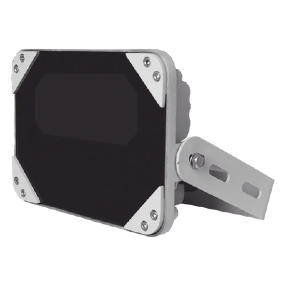 Iluminador IR / 90° Cobertura / 45 m (147.6 ft) / 850 nm / IP66 / Montaje en Pared