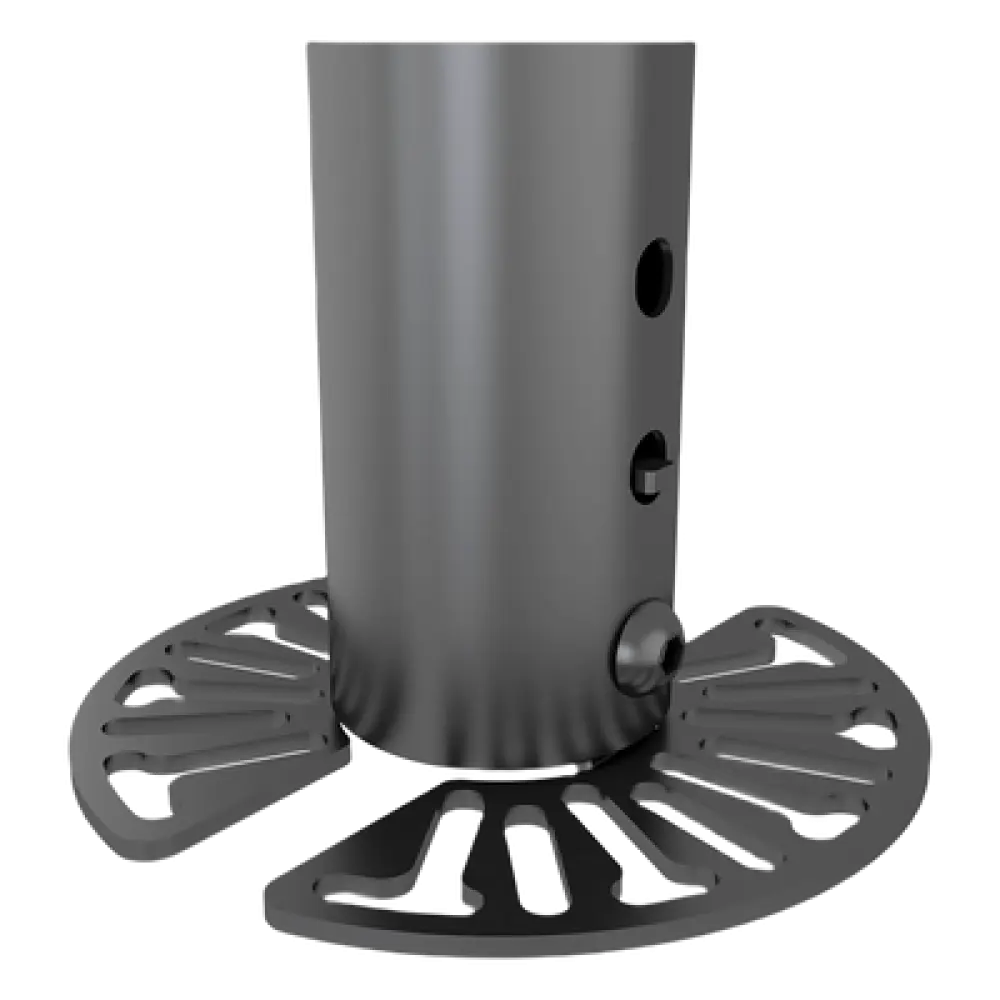 Soporte de Montaje Universal / Cámara Domo / 125 mm (4.92 in) de Diámetro / Altura Ajustable 45.2 mm (1.78 in) / Acero de Alta Resistencia