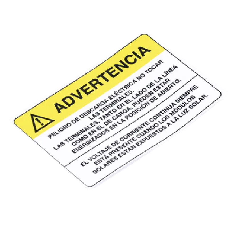 Etiqueta de Videovigilancia / Vinil Adhesivo Mate / 12 x 18 cm / Paquete 10 unidades / 4.7 x 7.1 pulgadas