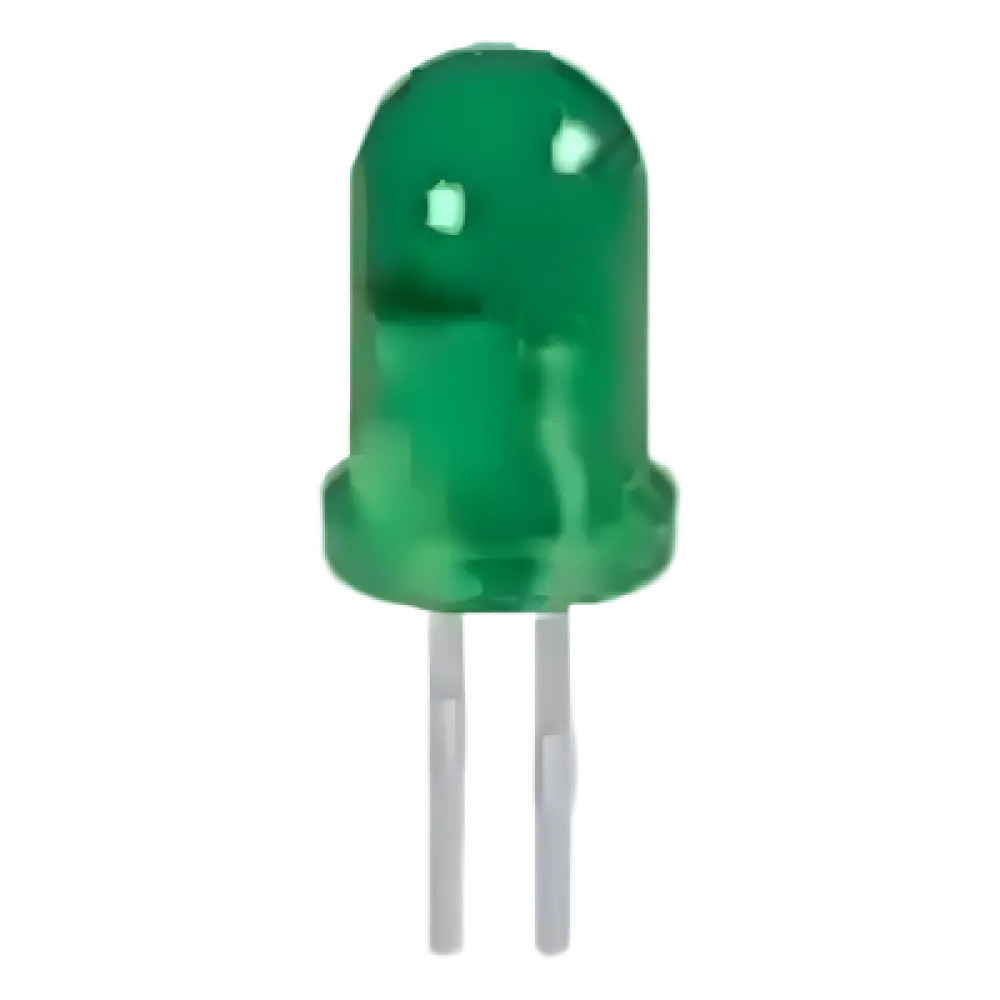 LED Verde / 568 nm / T-1 3/4 (5 mm) / Difuso / 3.5V a 14V / -40°C a +70°C