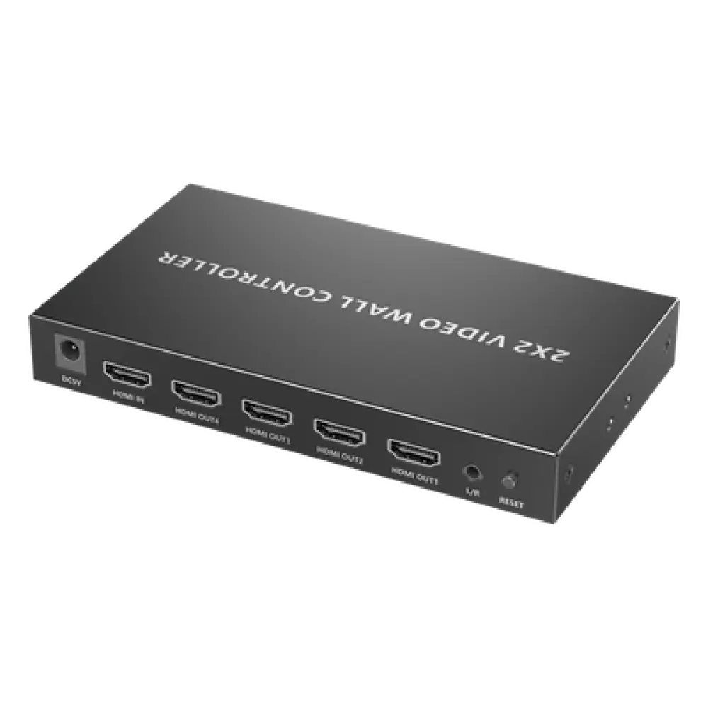 Controlador de VideoWall / 2x2 / HDMI 1.4 / 18 Gbps / RS232 / 1920x1200@60Hz