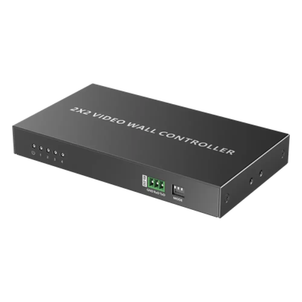 Controlador de VideoWall / 2x2 / HDMI 1.4 / 18 Gbps / RS232 / 1920x1200@60Hz