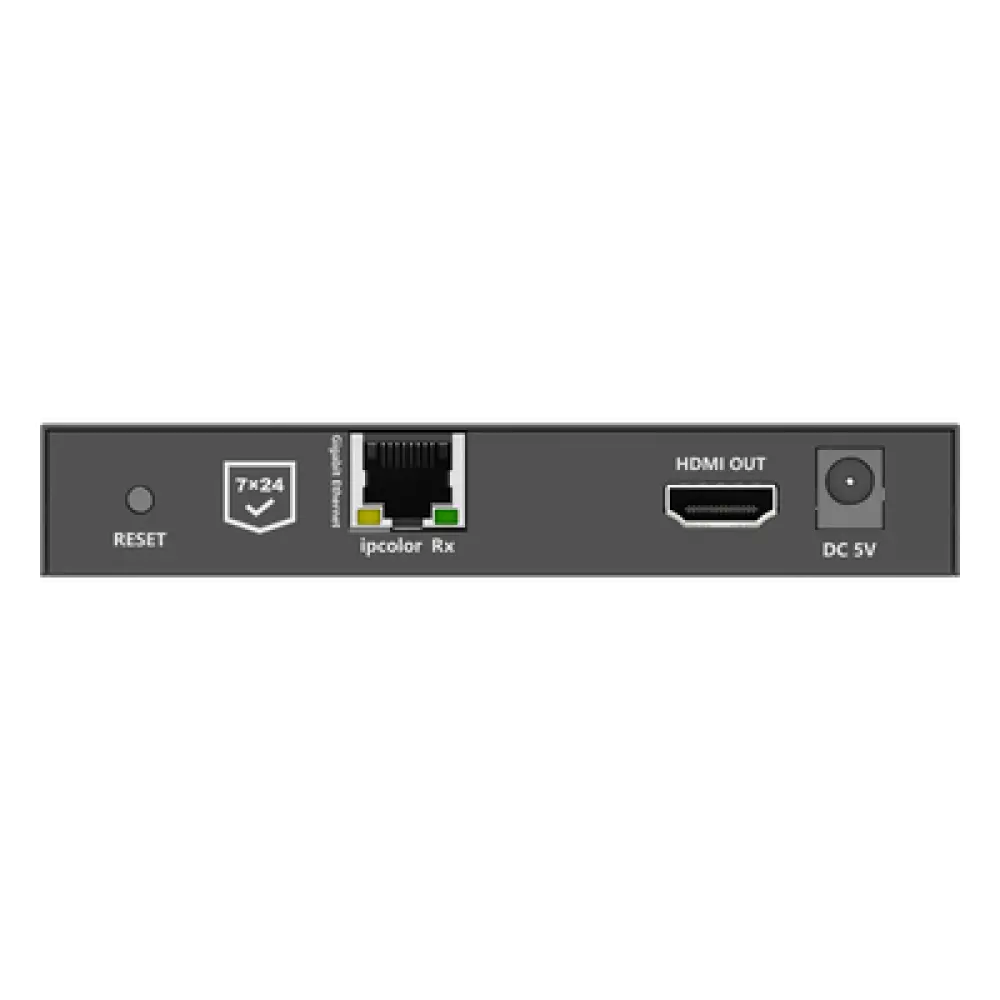 Extensor HDMI sobre IP / 4K@60Hz / Cero Latencia / 100 m (328 ft) / IR Bidireccional / RS-232 / ARC / Salida Loop / IPColor