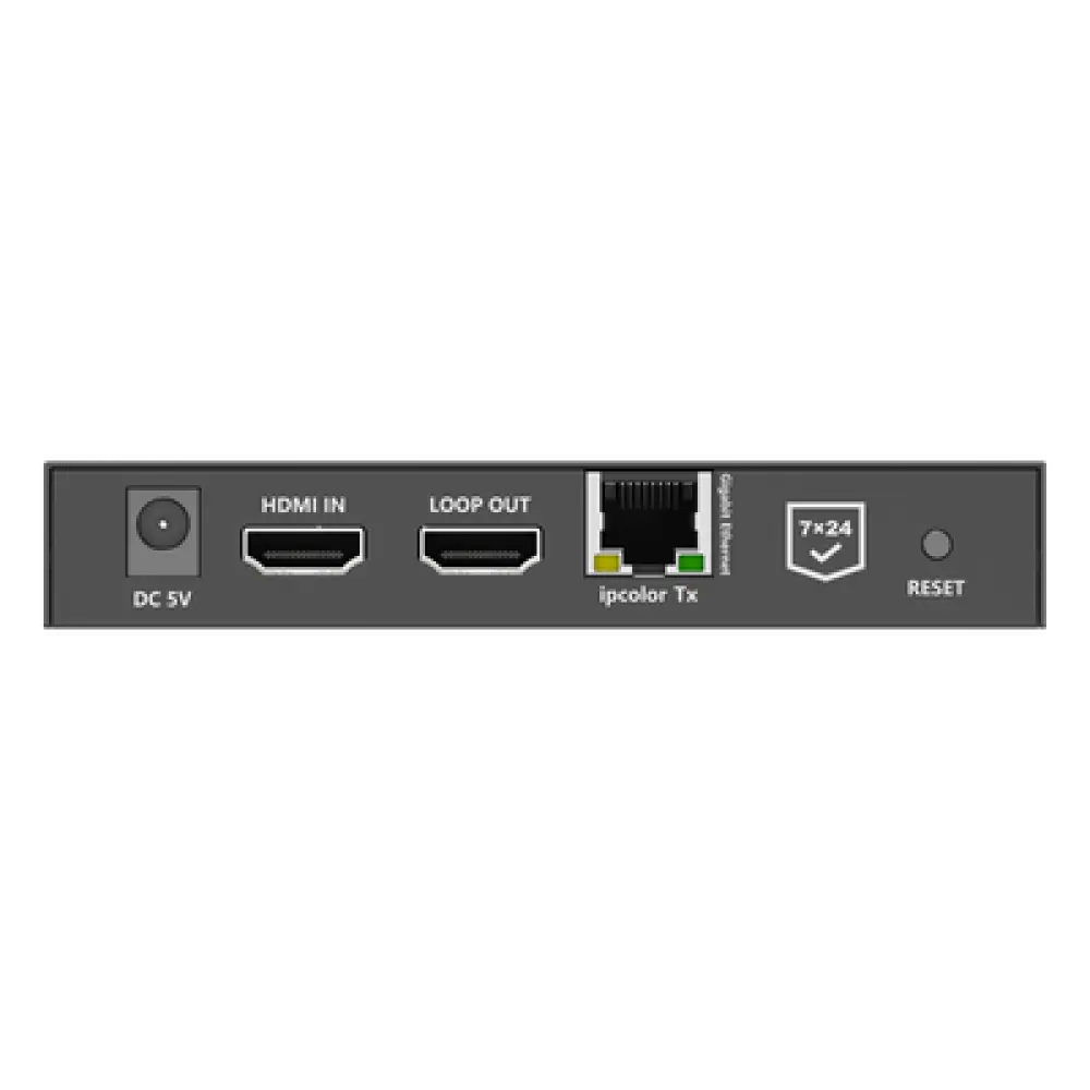 Extensor HDMI sobre IP / 4K@60Hz / Cero Latencia / 100 m (328 ft) / IR Bidireccional / RS-232 / ARC / Salida Loop / IPColor