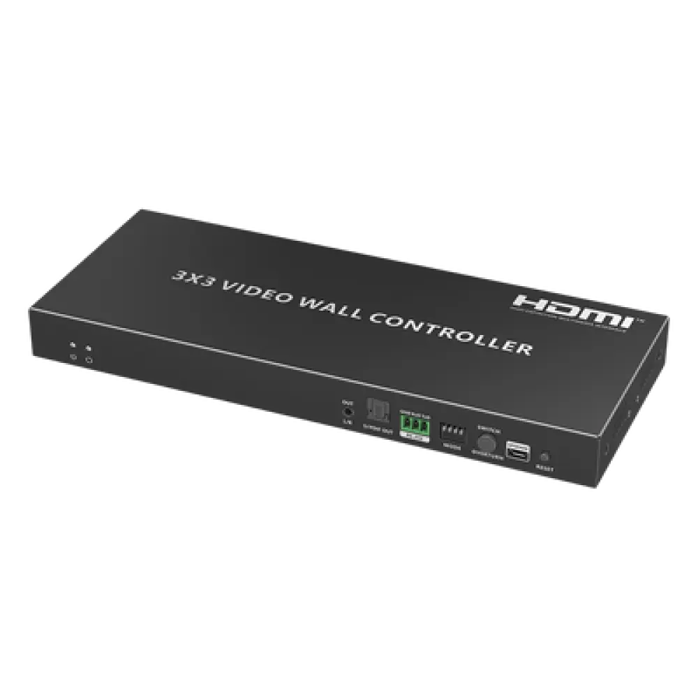 Controlador de Video Wall / 1x HDMI 2.0 In / 9x HDMI Out / 3x3 / 4K60Hz / HDCP 2.2