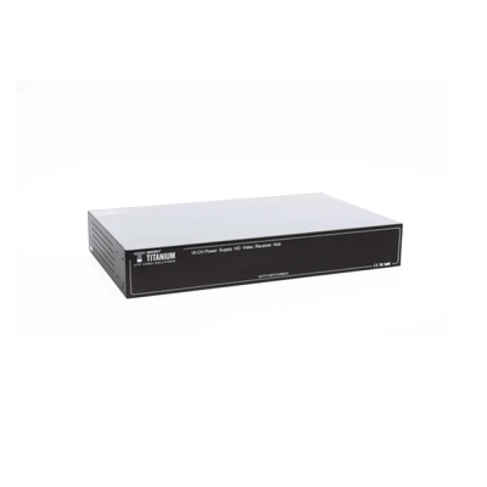 (SOLO RECEPTOR) TRANSCEPTOR ACTIVO DE 16 CANALES / VIDEO+PODER en un solo Cable UTP / 150 metros en 4K, 200 metros en 5 MP/ Envía 36 Vcc y Recibe 12 Vcc / TODO INCLUIDO PARA RACK / HD-TVI/CVI/AHD/CVBS / SIN RUIDO / INSTALACIÓN LIMPIA.