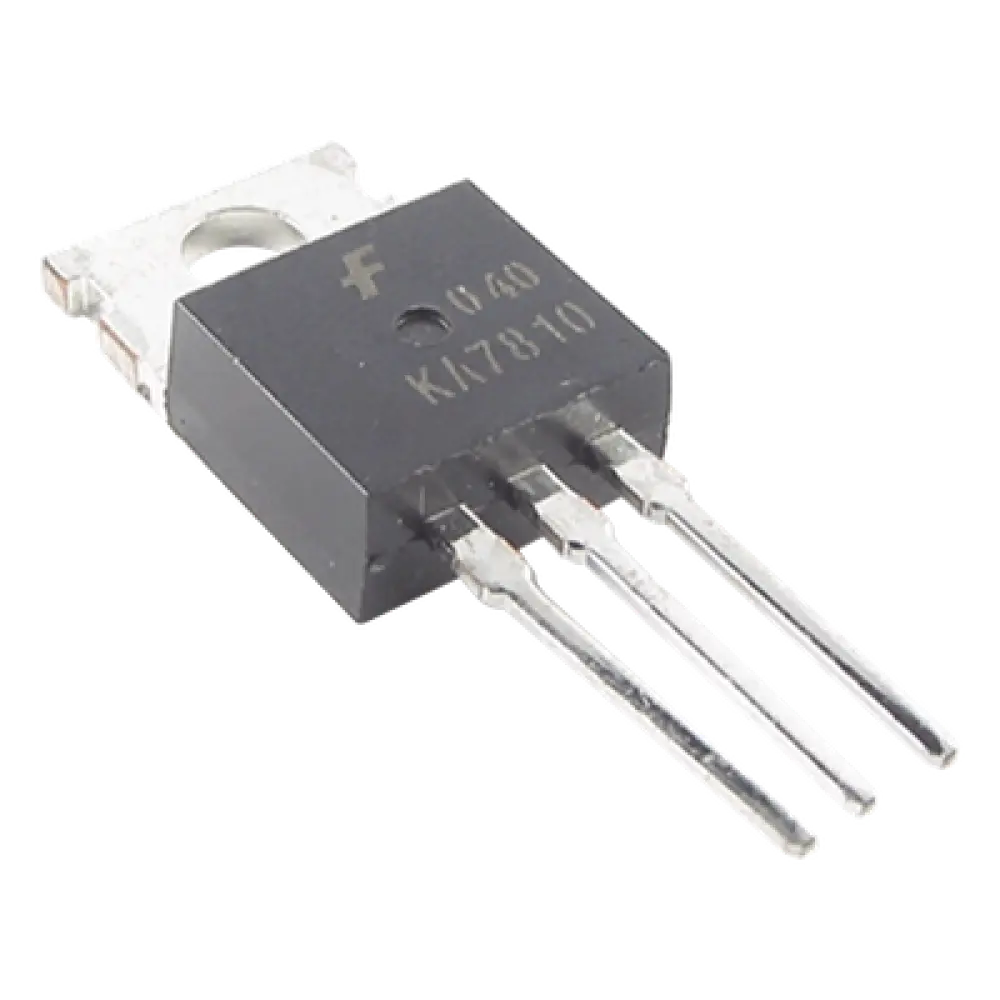 Regulador de Voltaje Lineal / Salida 10 V / 1 A / Encapsulado TO-220 / Protección Térmica y Cortocircuito