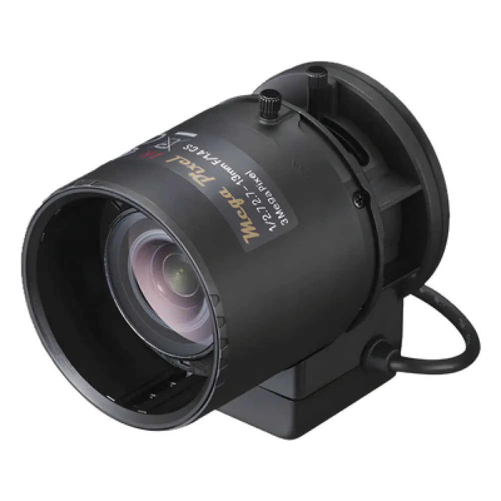 Lente Varifocal / 2.7-13 mm / 3 Megapixel / Iris Automático / Día/Noche / Formato 1/2.7" / Montaje CS