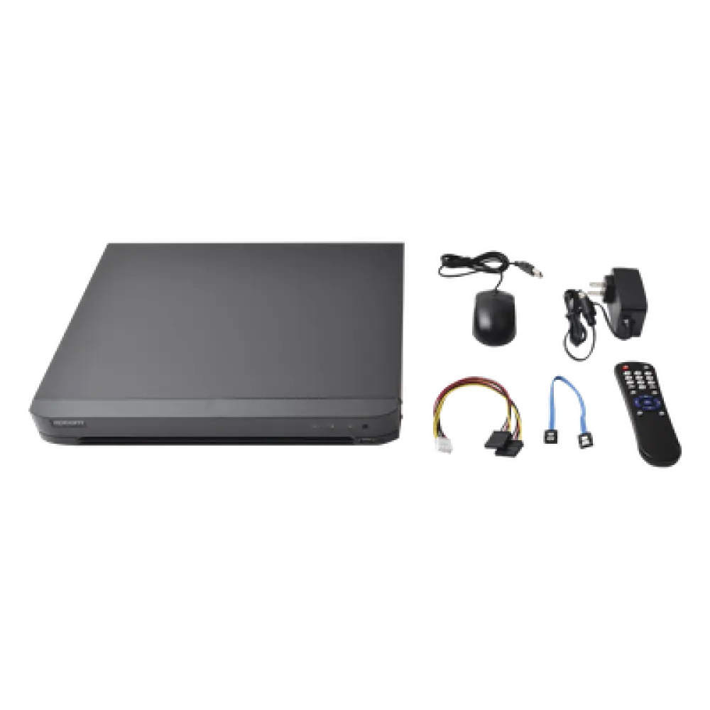 Kit TurboHD / DVR 8 Canales / 8 Cámaras 1080p / Bala y Eyeball / IR 20 m (65.6 ft) / Fuente Regulada 12V-15V / Transceptores UTP