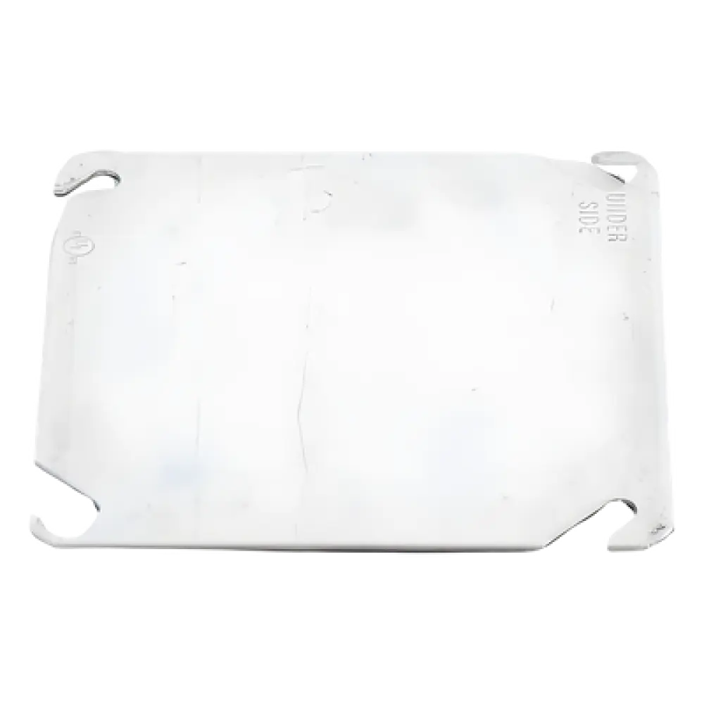 Tapa Ciega Cuadrada / 4 Pulgadas / Acero Galvanizado / 0.286 kg / Cajas 4"x2"