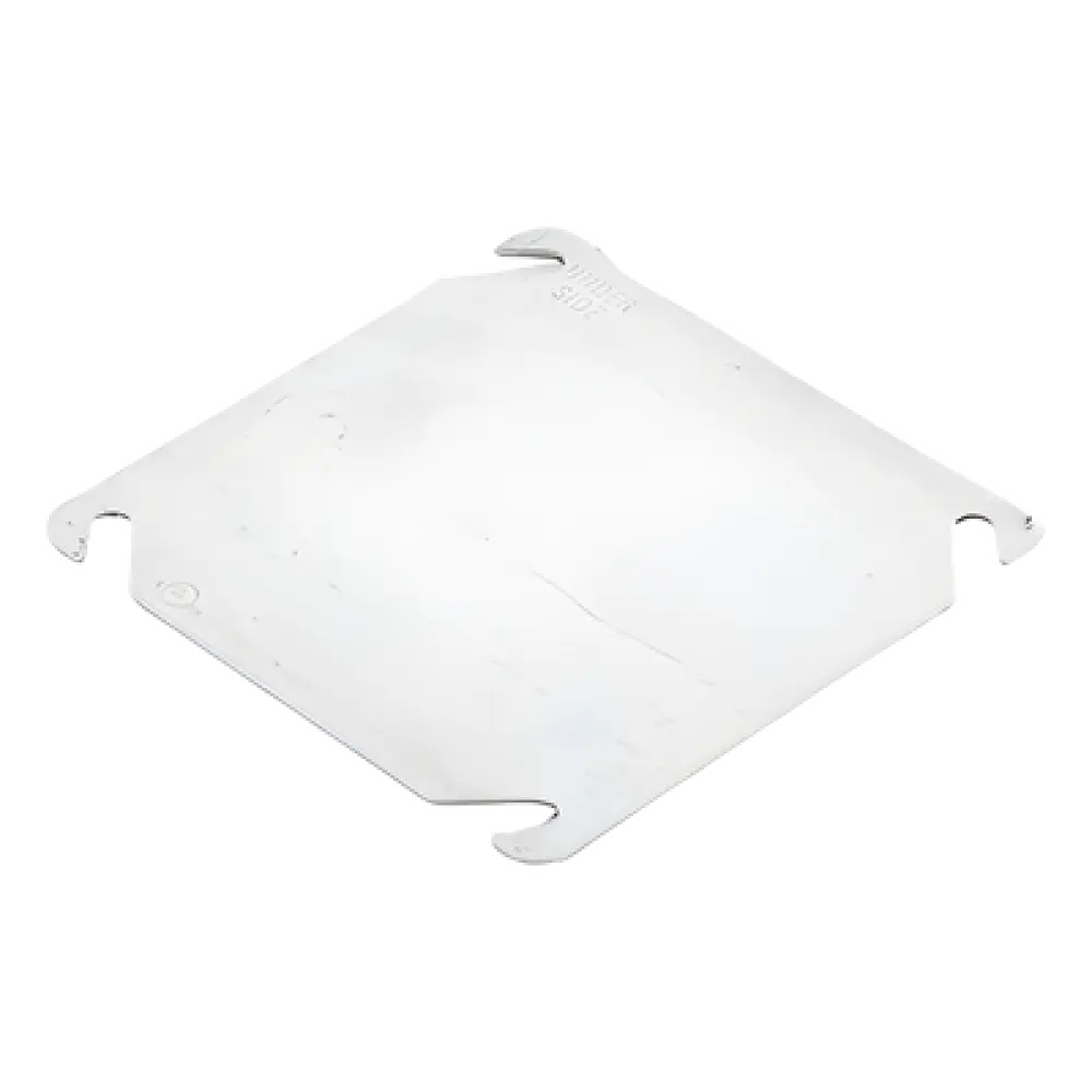 Tapa Ciega Cuadrada / 4 Pulgadas / Acero Galvanizado / 0.286 kg / Cajas 4"x2"