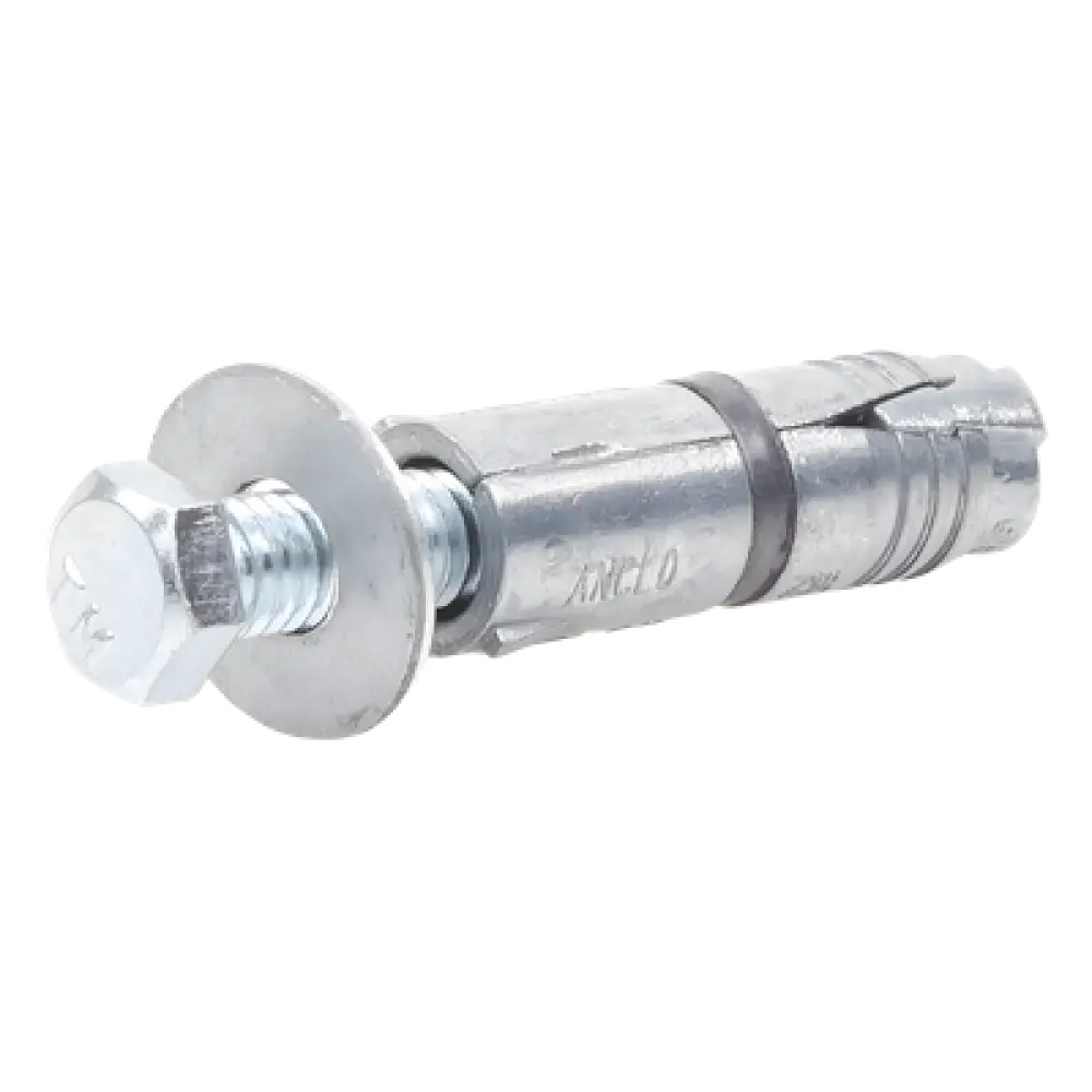 Taquete Expansor Tipo Z / 3/8" x 2" / Carga Tensión 260 kg / Carga Cortante 430 kg / Zamac Resistente a Corrosión / Expansión Bidireccional