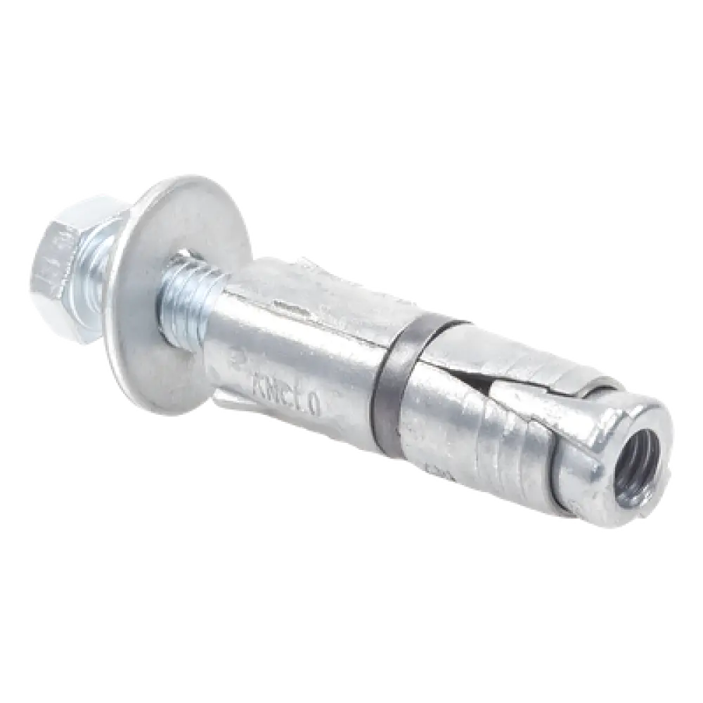 Taquete Expansor Tipo Z / 3/8" x 2" / Carga Tensión 260 kg / Carga Cortante 430 kg / Zamac Resistente a Corrosión / Expansión Bidireccional