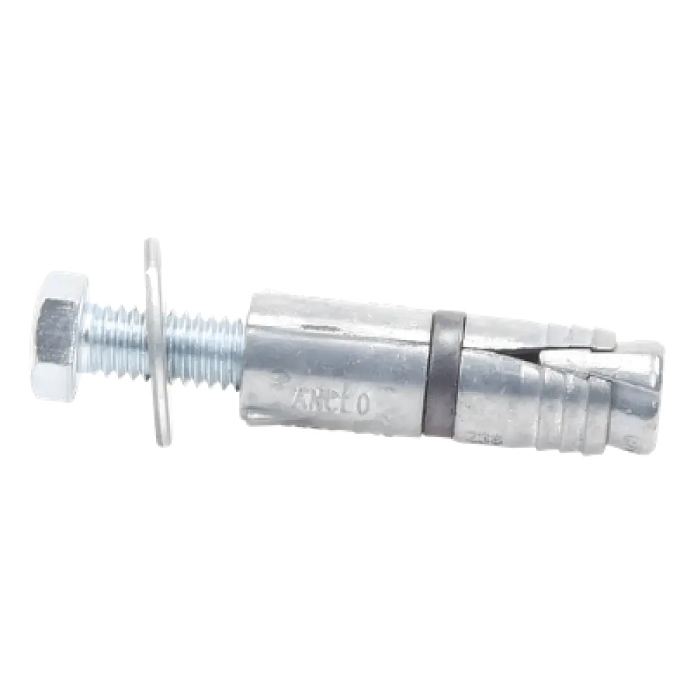 Taquete Expansor Tipo Z / 3/8" x 2" / Carga Tensión 260 kg / Carga Cortante 430 kg / Zamac Resistente a Corrosión / Expansión Bidireccional