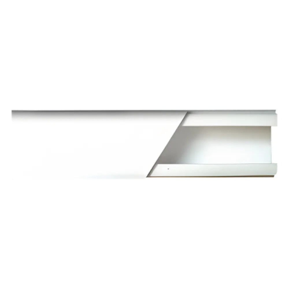Canaleta PVC / 1 Vía / 20 x 17 mm / Tramo 2.5 m / Autoextinguible / Resistencia UV 500 hrs / -20°C a +85°C
