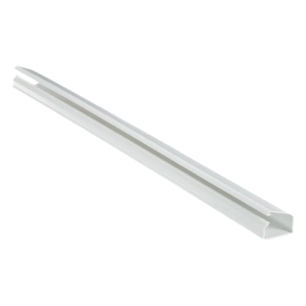 Canaleta de PVC Rígido / 38.4 x 24 mm / 1828.8 mm (6 ft) / Cinta Adhesiva Integrada / UL94V-0 / TIA/EIA