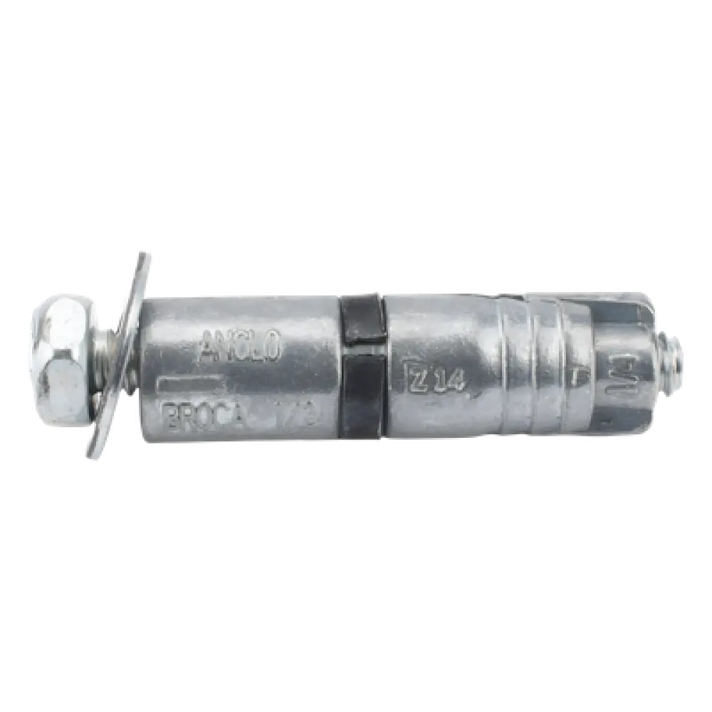 Taquete Expansor / Carga a Tensión 200 kg / Carga Cortante 240 kg / Zamac Resistente a Corrosión / 1/4" x 1-3/4" (44 mm) / Incluye Tornillo