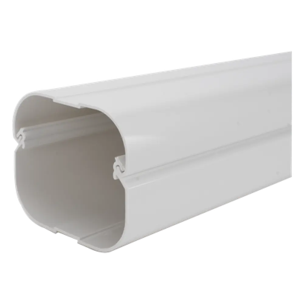 Kit de Canaletas para Aire Acondicionado / 11 Piezas / PVC Rígido / Interior y Exterior / 1 m (3.28 ft) de Longitud / -20°C a 75°C