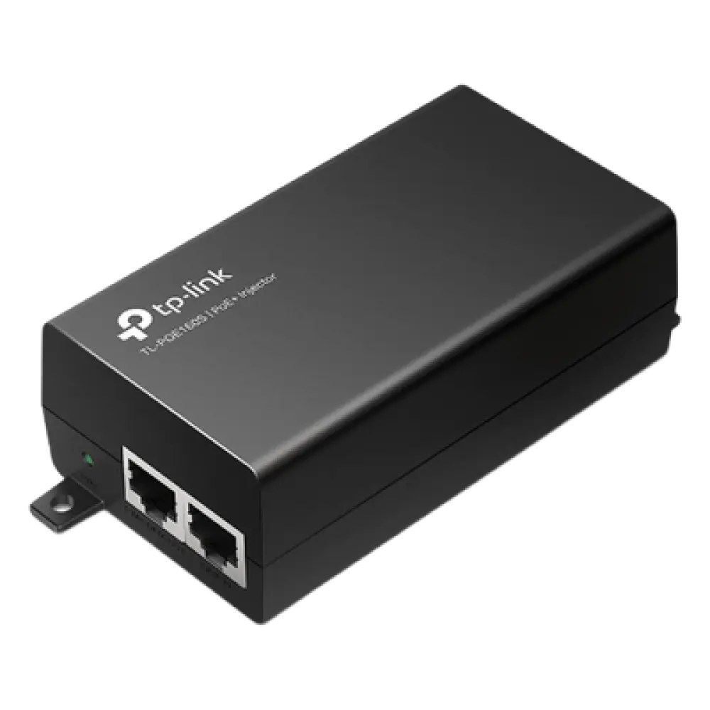 Inyector PoE+ / 30W / Gigabit 802.3af/at / 2 Puertos 10/100/1000 Mbps / Alcance 100 m (328 ft) / Plug and Play
