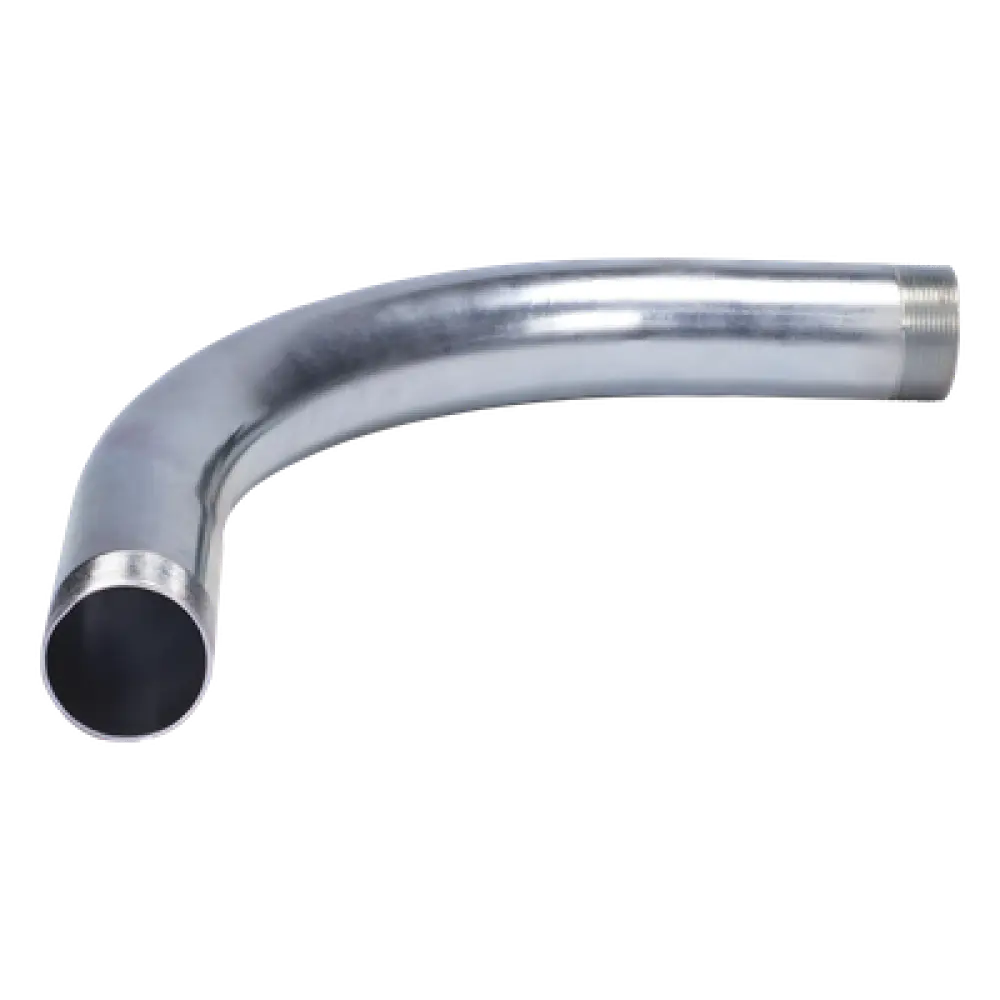 Codo 90° Galvanizado / 3/4" (19mm) / Pared Gruesa / Rosca Estándar / Esmalte Interno / NMX-J-536-ANCE-2008