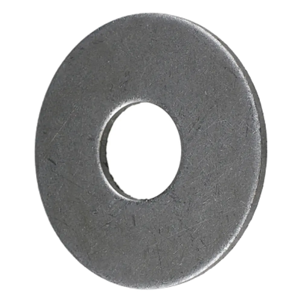 Arandela Plana Galvanizada / 3/8" / Acero al Carbón Grado 2 / 150 Piezas / Diámetro Interno 11.3 mm / Diámetro Externo 25.4 mm