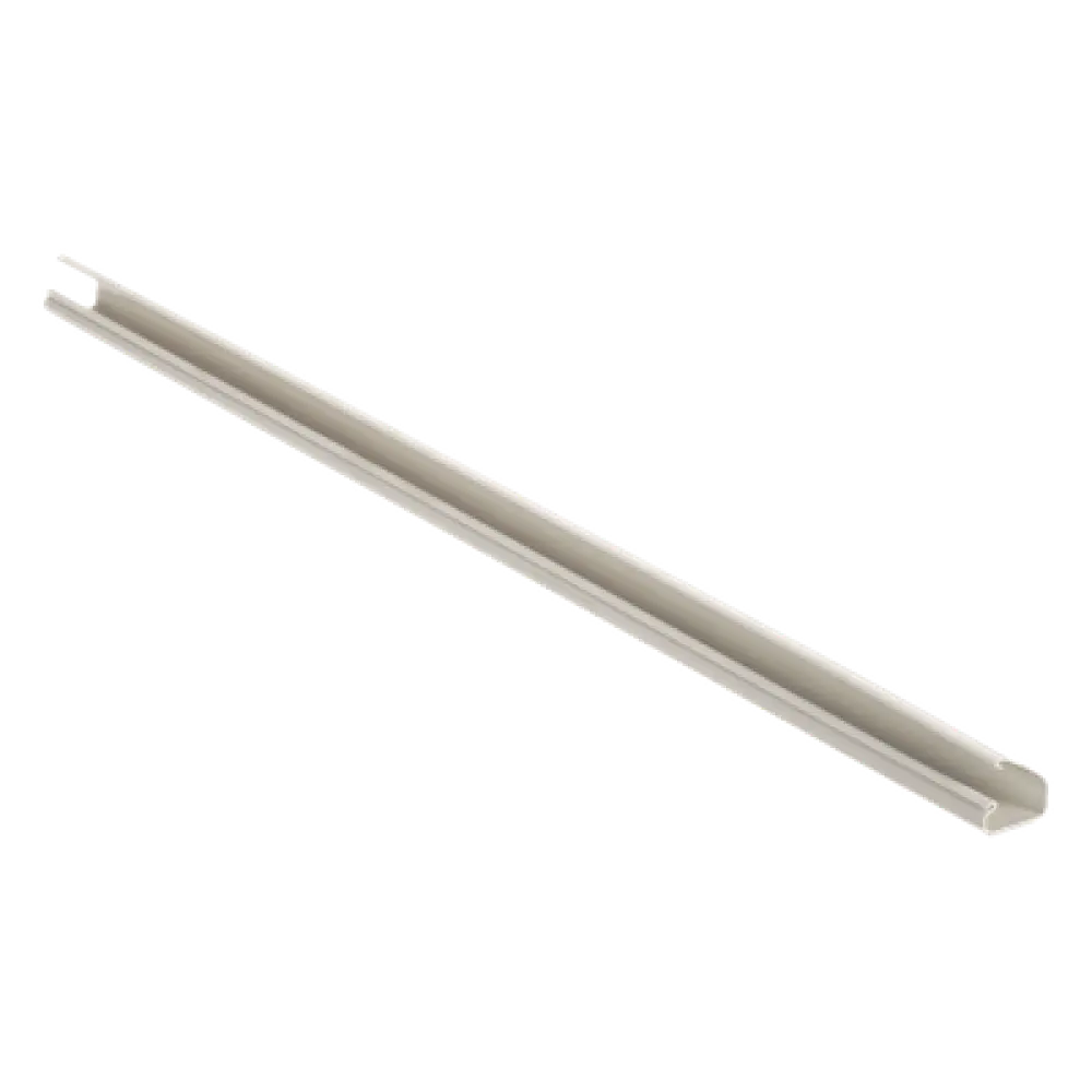 Canaleta de PVC / 26 x 15 mm / 1.83 m (6 ft) / Adhesiva Sin Herramientas / UL94V-0 / Blanco Mate