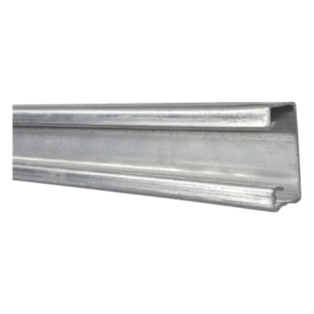 Canal Unicanal Sólido / 4 x 2 cm (1.57 x 0.79 in) / Acero Pregalvanizado 1.52 mm / Longitud 3 m (9.84 ft) / Refuerzo Estructural / 0.9 kg/m