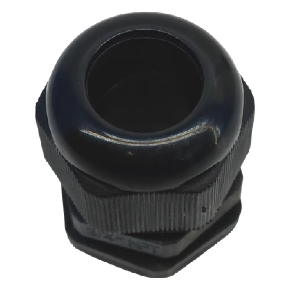 Conector Tipo Glándula / Rosca NPT 3/4" / Rango Cable 10-16 mm / Plástico Industrial / Color Negro