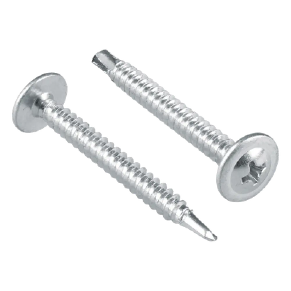 Pija Punta de Broca / Cabeza Truss / #8 x 1/2" / Acero Galvanizado DIN 8182 / Bolsa 100 Piezas