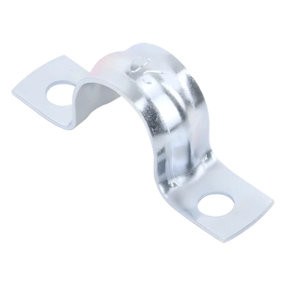 Abrazadera Omega / Conduit 1/2" (12.7 mm) / Acero 0.9-1.2 mm / Carga 30 kg / Acabado Cincado 5 micras