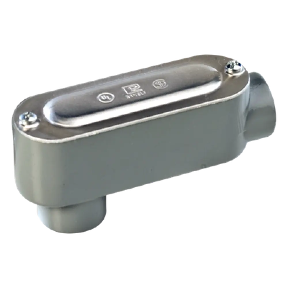 Caja de Registro Condulet / 1/2" (12.7 mm) / Configuración LB / Aluminio Diecast / NPT / Volumen 65.5 cm³