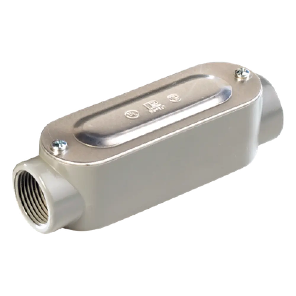 Caja Condulet Tipo C / 1" NPT / Aluminio Diecast / Volumen 185 cm³ / 3 Conductores #4 AWG / UL y CSA