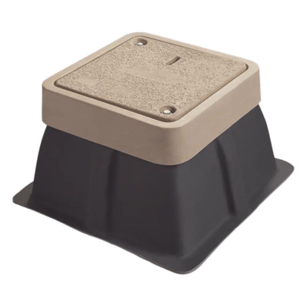 Registro para Alumbrado Público / 12x12x18 Pulgadas / Resistencia 3 Toneladas / Uso Peatonal / Concreto Polimérico y Fibra de Vidrio