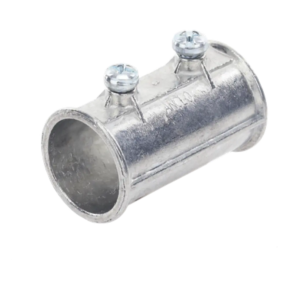 Cople para Tubo Pared Delgada / 3/4" / 2 Tornillos Opresores #10 / 29 x 49 mm / NEMA FB-1 / UL 514B