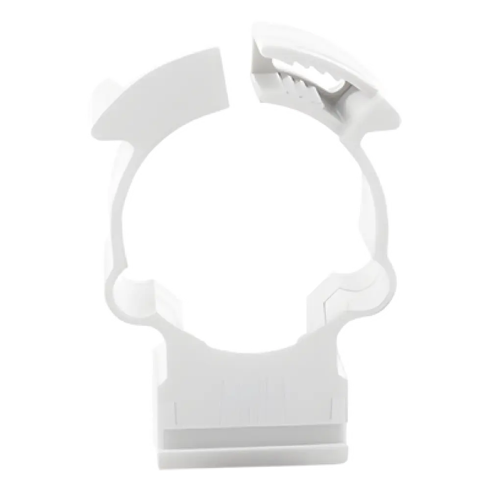 Soporte de Collar para Tubería / Diámetro 20 mm / PVC Autoextinguible / Libre de Halógenos / Montaje en Pared y Techo
