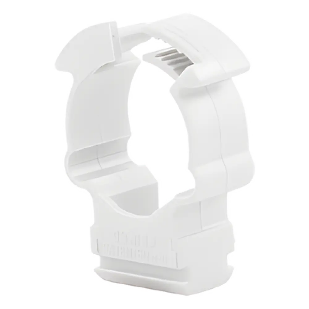 Soporte de Collar para Tubería / Diámetro 20 mm / PVC Autoextinguible / Libre de Halógenos / Montaje en Pared y Techo
