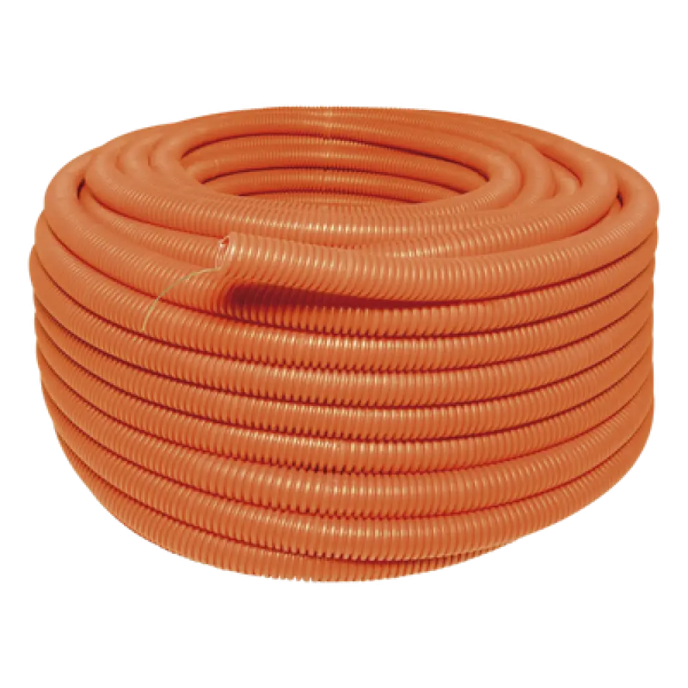 Tubo Conduit Corrugado HDPE / 3/4" x 50 m / Resistencia Aislamiento >100 MΩ / Norma NMX-J-542-ANCE-2006 / Con Guía / Resistente a Intemperie