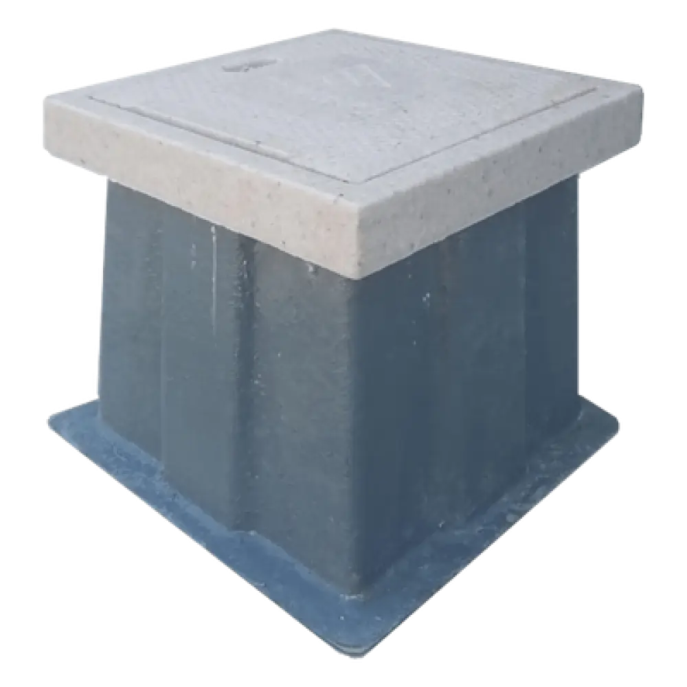 Registro para Alumbrado Público / 30 x 30 x 45 cm / Resistencia 3 Toneladas / Uso Peatonal / Impermeable / Anticorrosión
