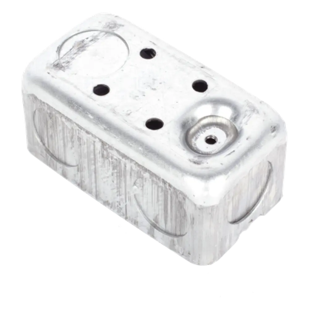Caja Utilitaria Galvanizada / 4x2 in / 7 Entradas 3/4 in / Profundidad 1.875 in / Resistencia al Fuego 2 h